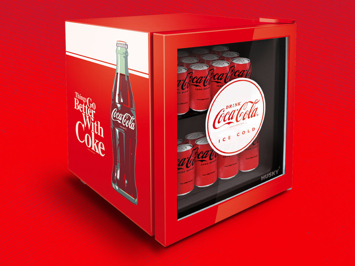 Win a Coca-Cola mini fridge full of Coca-Cola Zero Sugar!
