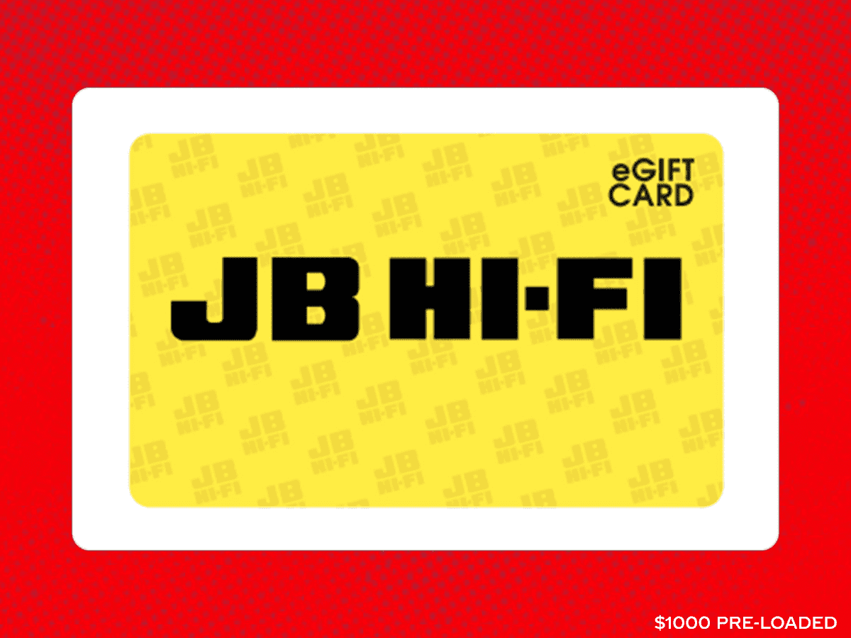 Be into win a $1,000 JB Hi‑Fi e-Gift Card